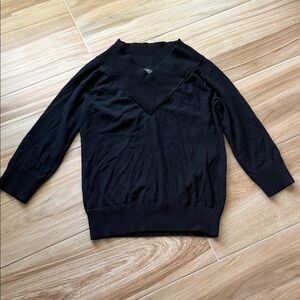 Jones New York Men's Black V-Neck Sweater